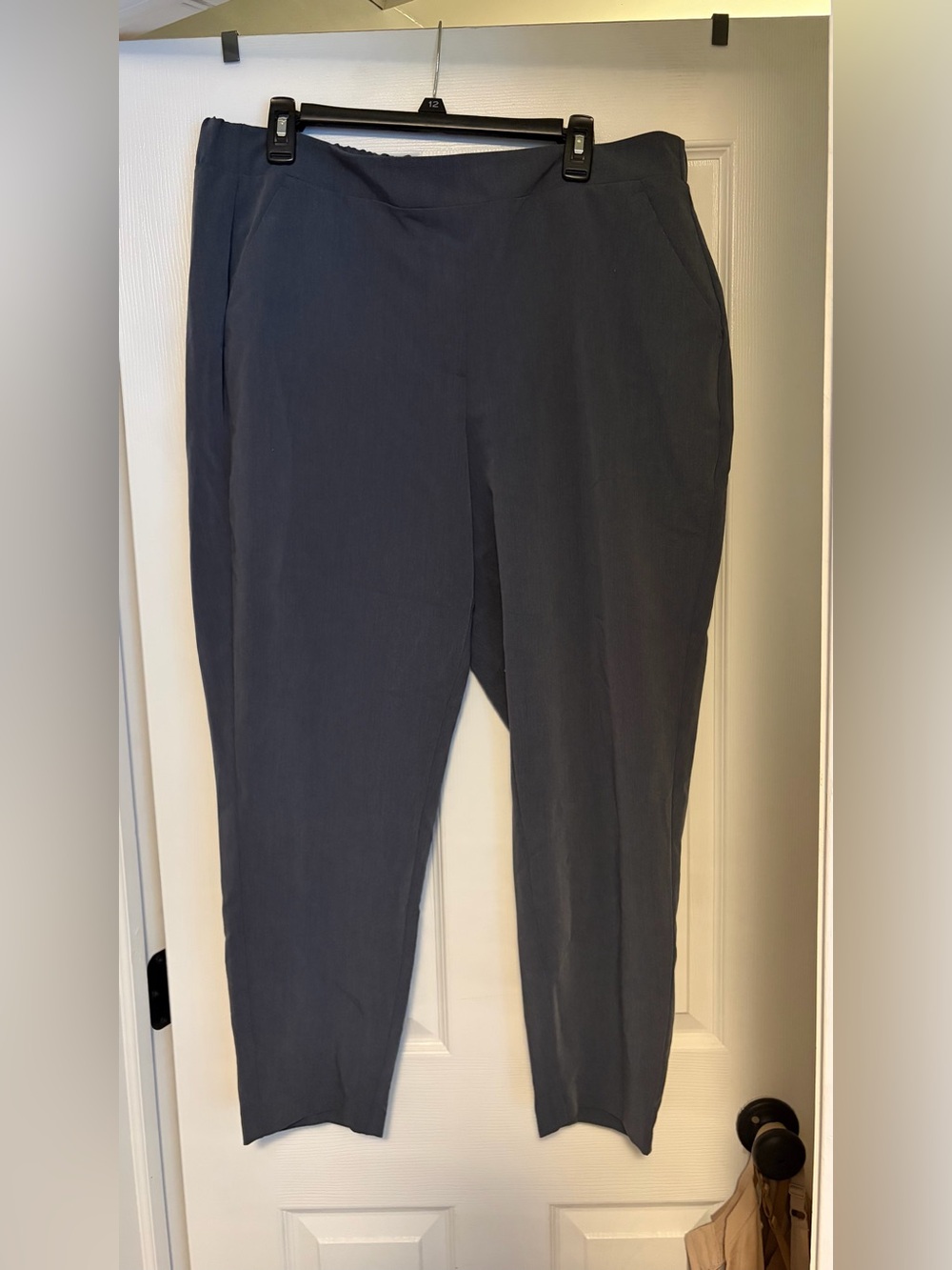 Nine West Women's Ankle Cropped Pants in Dark Gray